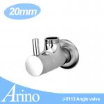 Brass bathroom quarter turn angle valve J-5113