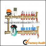 Brass distributor Manifold for floor heating system FS4-1