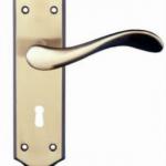 brass door lever handle WB-B014 WB-B014