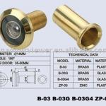 Brass Door Peephole (B-03G) Fire Proof ZP-03