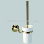 Brass gold toilet brush holder 7357A