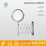 brass wall shaving mirror magnifying 2x /3x GTM--BWL008