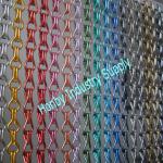 Brilliant color hook linked aluminum insect chain fly screen N30314C