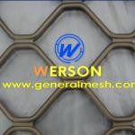 bronze colour Aluminium diamond security grille 5.0mm,6.0mm,7.0mm