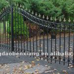 BX wrought iron garden arch gate a