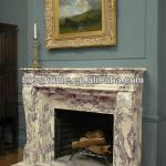 Calacatta white marble fireplace italian stone fireplaces mantel FP001