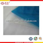 Canton Fair Exhibition Product-UV protective no yellowing lexan twin wall polycarbonate greenhouse sheet for sale YM-PC-012