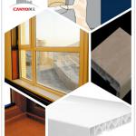 CANYO pvc marble windowsill with ISO9001-2000 Certifications Canyo window board