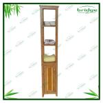 Carbonized Horizontal Solid Bamboo Towel Shelf EHL131016F