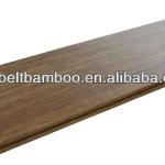 Carbonized strand woven bamboo flooring