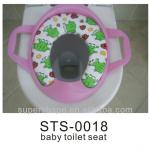 Cartoon baby toilet seat with handles toilet seat for kids STS-0018