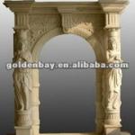 carved sculpture marble door surround AW-14