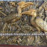 Carved stone wall decoration Bird wall decoration carved stone wall art relief 22