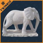 Carving Natural Stone Elephant Statues TM6-16