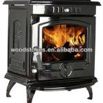 cast iron wood burning stoves, wood stove with boiler 657 Matt