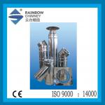 CE and stainless steel double wall chimney pipe for stoves spigot