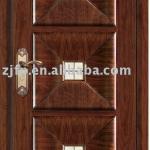 CE certificated Fupai Brand standrad size security steel wooden entrance door FPC-501