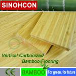 CE certified Pure Green Vertical Chocolate Bamboo Flooring Y311