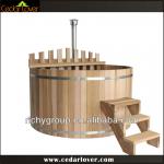 Cedar wood hot tub outdoor spa made in china HGA-5X3.5-RC-1I(A1)