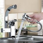 Centerset Contemporary Two Spouts Kitchen Faucet(Chrome Finish) BE1812