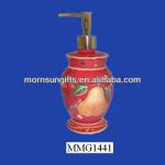 Ceramic hand painted new liquid soap dispenser MMG1441