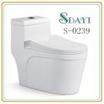 Ceramic Sanitary Ware Siphonic S-trap One Piece Western Toilet S-0239