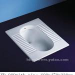 ceramic squatting pan toilet pan squat toilet YD-009(with pipe) YD-009