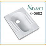 Ceramic Squatting WC Pan Squat Toilet S-0602