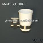 Ceramic stainless steel sanitary accessory tumbler holder YH5009E