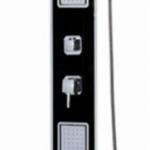 CF7627 Black Tempered Glass Shower Column Shower Panel CF-7627