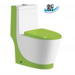 Chaozhou colorful today Ceramic Green Colored wc toilet 2144(green&amp;white)