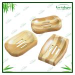 Cheap bamboo hotel bathroom soap dish EHA130823H