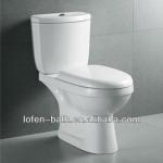 cheap colored two piece twyford WC toilet bowl LF6020