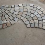 cheap mesh back pavers stone 4PCS/M2