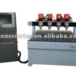 china ball screw type four independent head wood pallet making machine for relief CX1315