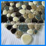 china cheap pebble flooring mosaic sheet tile for garden YP-1011