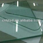 China manufacturer clear Tempered glass 4mm large factory ASTM,BS,GB