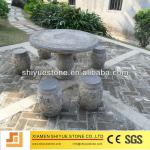 China Natural Antique Stone Garden Benches For Sale