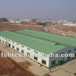 China steel structure workshop with steel frame &amp; sandwich panels HT-WS-021