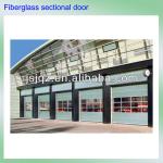 China unqiue Germany technique high strength hollow light weight fiberglass sectional garage door SD-009