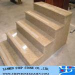 Chinese Good Quality And High Polished Natural Yellow Granite G682 Stair SS-01210