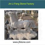 Chinese horse stone sculpture sculpture