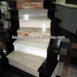 Chinese indoor granite &amp; marble stair, indoor stepping stone lianhuistone