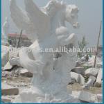 Chiness Horse Marble Stone Carving LW