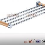 chrome plated brass towel bar with ruby WM8903