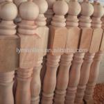 Classic post / baluster / Spindle solid wood stair railing 001