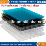 Clear polycarbonate Triple-wall sheet GLH05