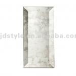 Cloudy antique mirror bevel glass tile AMBG04