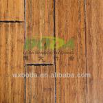 Coffee color Matt finish Handscraped clip lock strand bamboo procelain flooring tile HSTB-SD