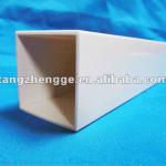 Cold extrusion 500mmX50mm,2mm thick rigid squared PVC tube TT-10-1